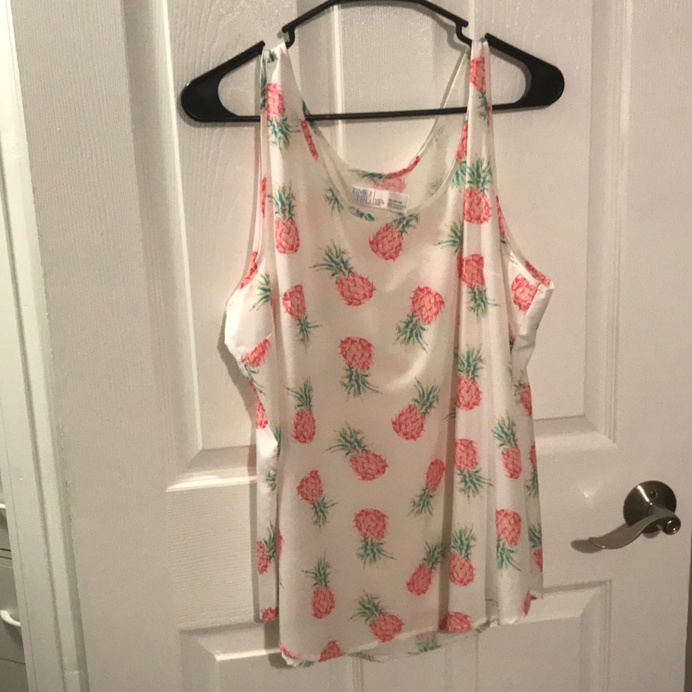 Pineapple Tank Top Sz:XL